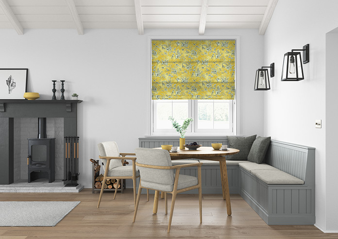 Finch Toile, Buttercup - Roman Blind - Image 5